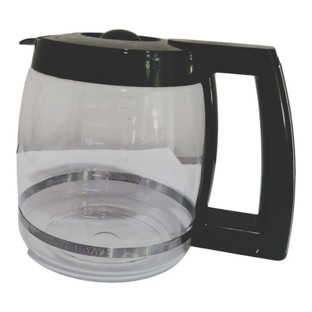Cuisinart SS-16 12-Cup Glass Coffee Carafe Pot with Lid OEM Replacement Part